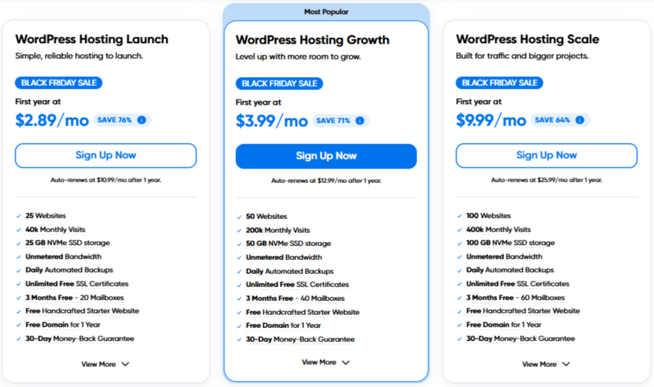 DreamHost WordPress Hosting Plans Review