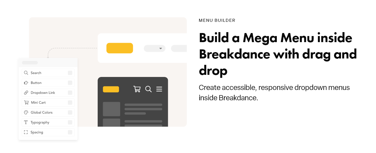 Breakdance Header Menu Builder